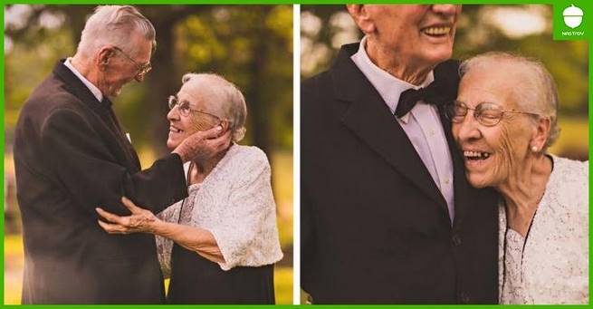 Эти влюбленные супруги устроили фантастическую фотосессию в честь 65 лет со дня их свадьбы