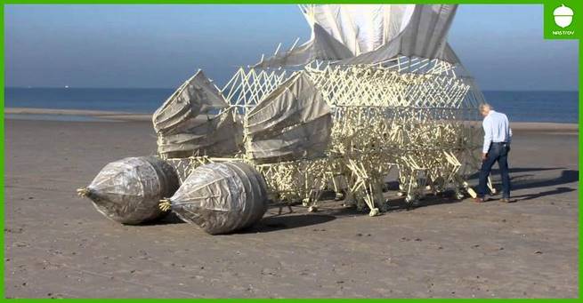 Кинетические роботы Strandbeest