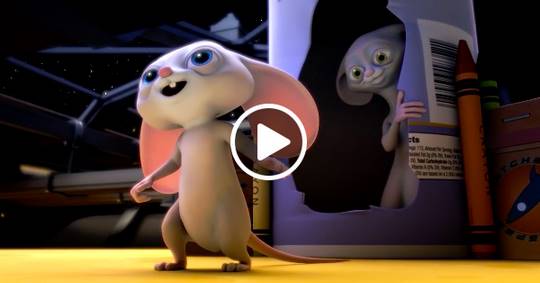 Невероятно трогательный мультфильм о мышах и луне