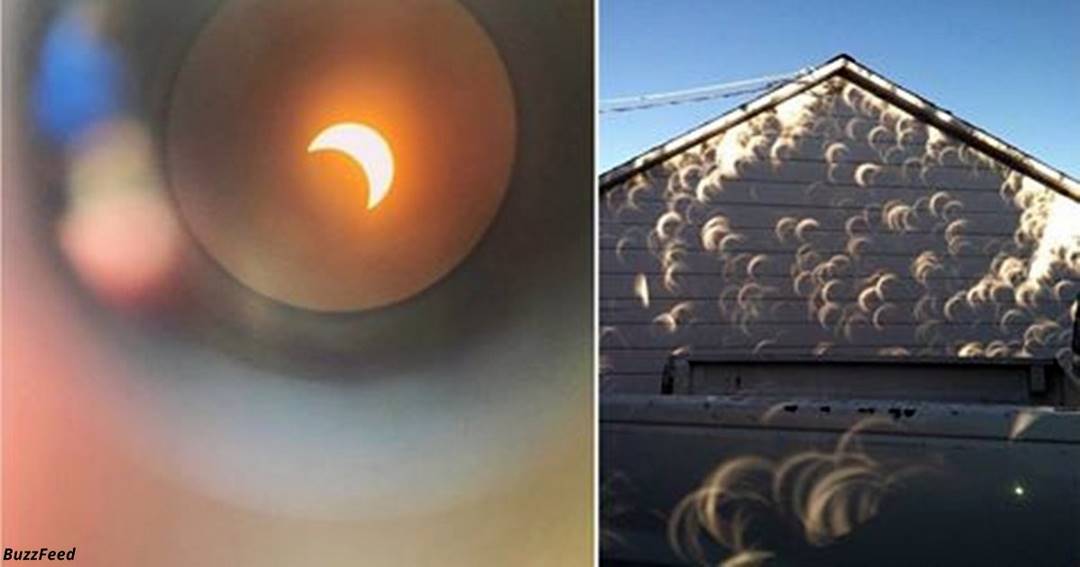 18 сногсшибательных фото вчерашнего солнечного затмения