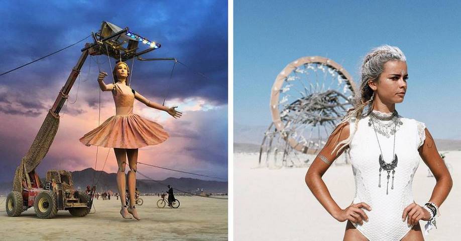 25 свежих фотографий с безумного фестиваля «Burning Man», которые вас удивят