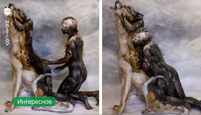 Уникальная картина волка удивила пользователей Интернета.  