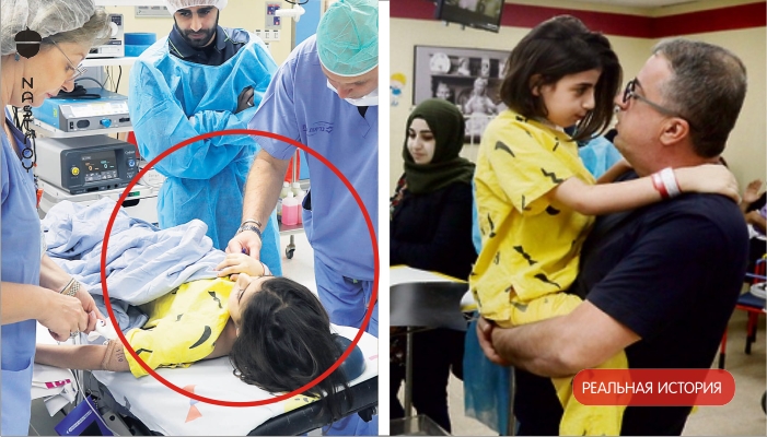 Израильские врачи отделили голову девочки от позвоночника, чтобы спасти ей жизнь 
