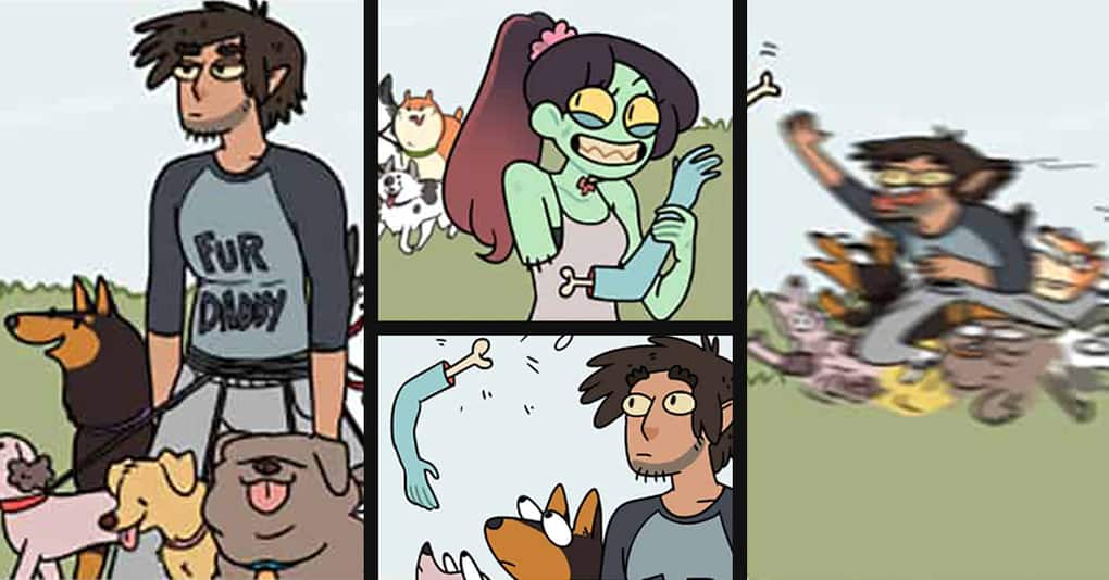 25 забавных комиксов о том,  как сложно быть монстром и жить в человеческом мире