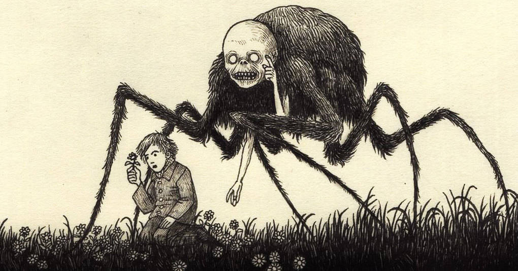 Художник рисует жутких монстров из детских кошмаров так, что даже у взрослых побегут мурашки по коже
