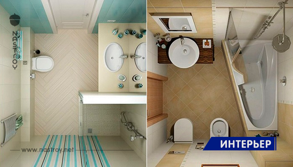 25 впечатляющих идей по правильному оформлению маленькой ванной комнаты	