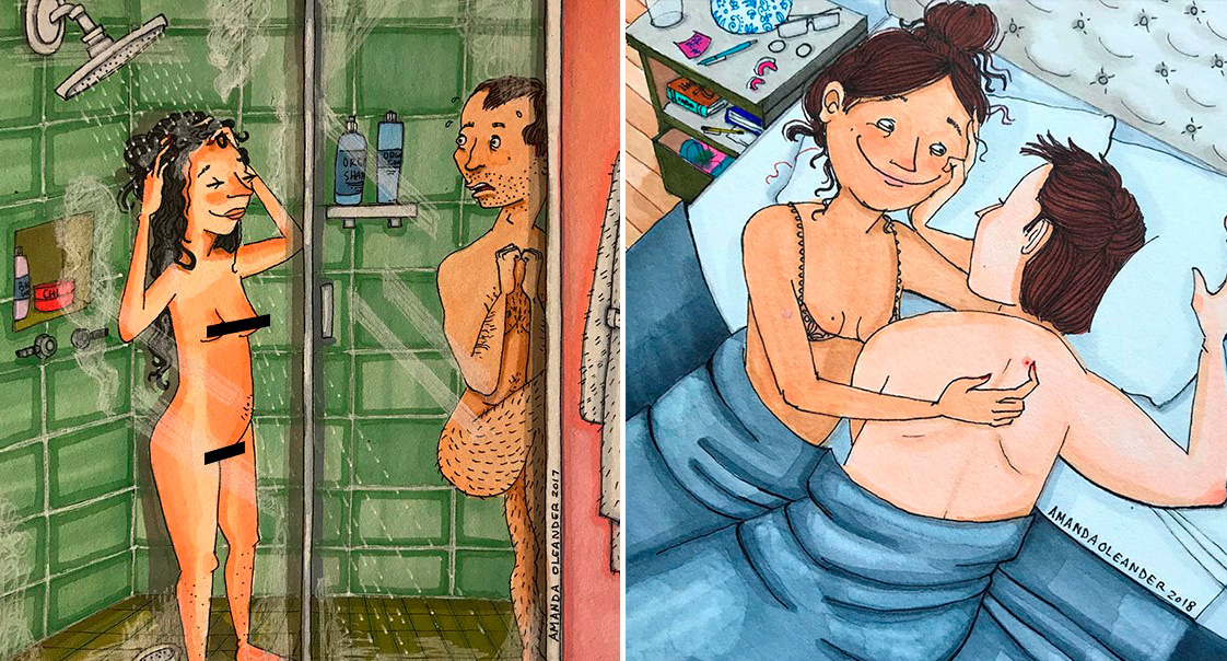 25 иллюстраций, показывающих негласную сторону долгосрочных отношений.