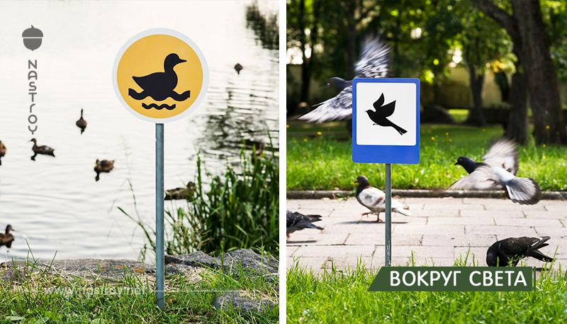 В Вильнюсе установили крошечные дорожные знаки для самых маленьких жителей города!