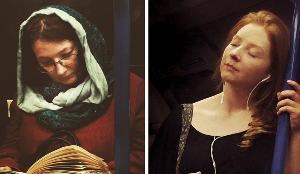 Парень тайно фотографирует пассажиров метро в стиле картин 16 го века!