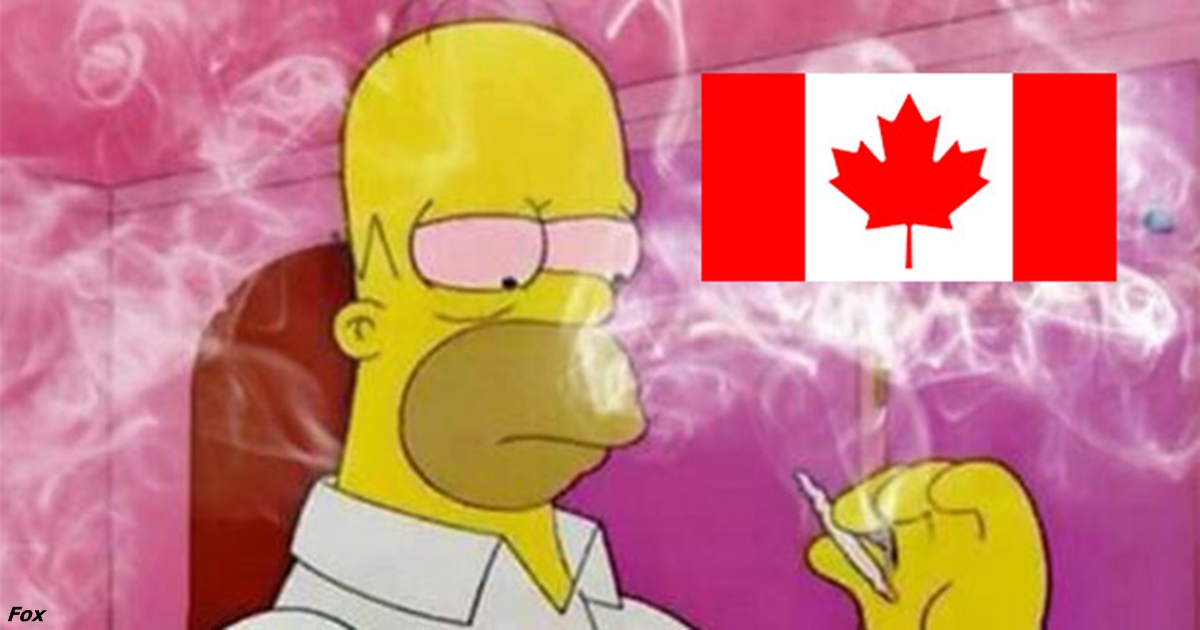 «Симпсоны» знали о легализации конопли в Канаде еще 13 лет назад!