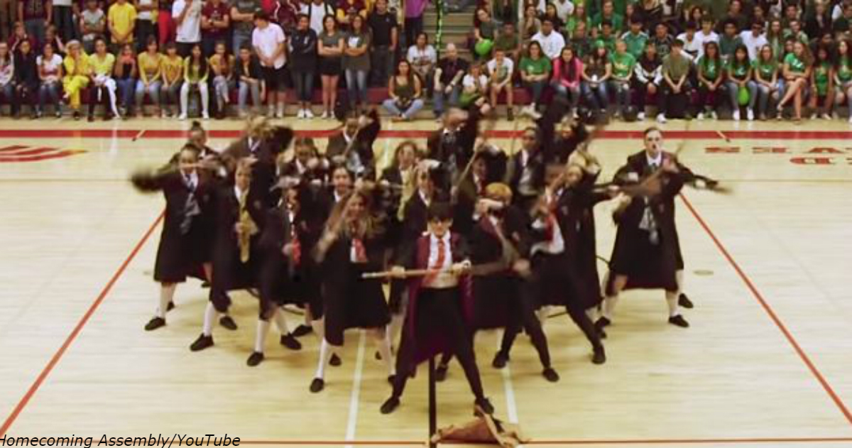 Весь сюжет Гарри Поттера в одном танце   потрясающее видео от обычных школьников
