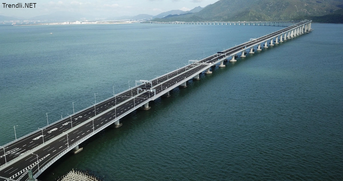 На этой неделе в Китае откроют самый длинный мост в мире. Угадаете длину?