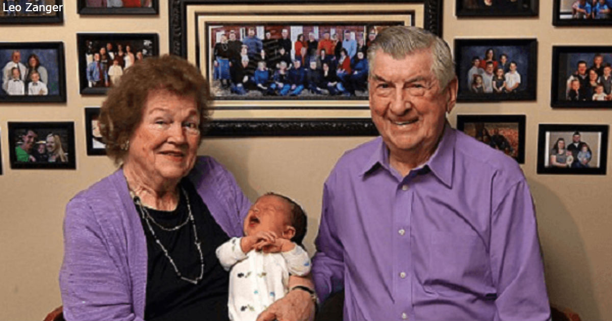 Муж и жена прожили вместе 62 года. Вот их 102 й внук