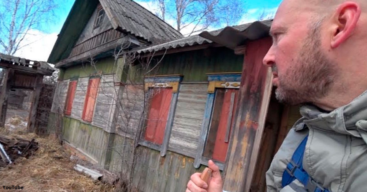 Он пробрался в запретную зону Чернобыля   и нашел там 92 летнюю бабушку с сыном