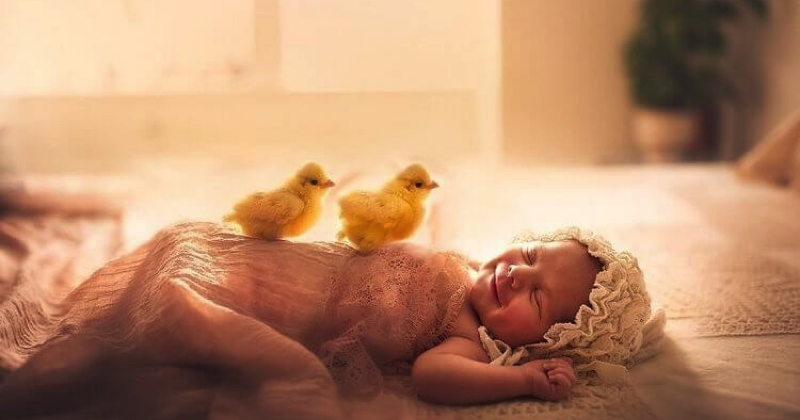 Индийский фотограф снимает малышей с животными — сплошное умиление!