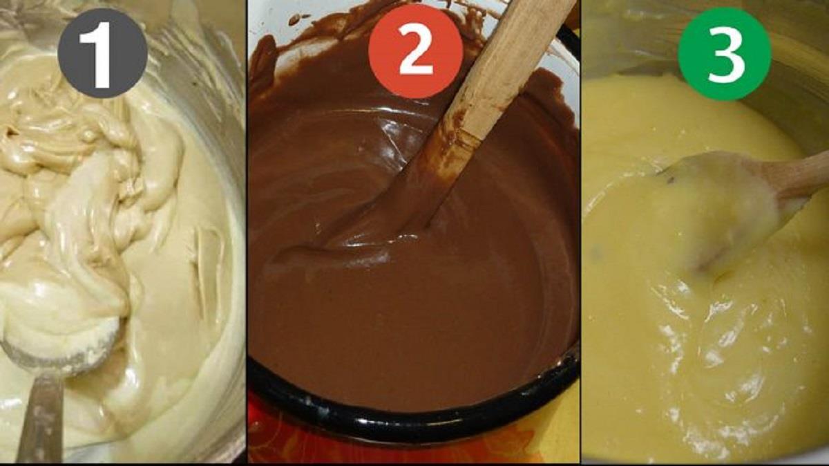 Научитесь готовить эти 3 крема для тортов и пирожных в домашних условиях. Всё что вам понадобится — это несколько ингредиентов и 20 минут времени!