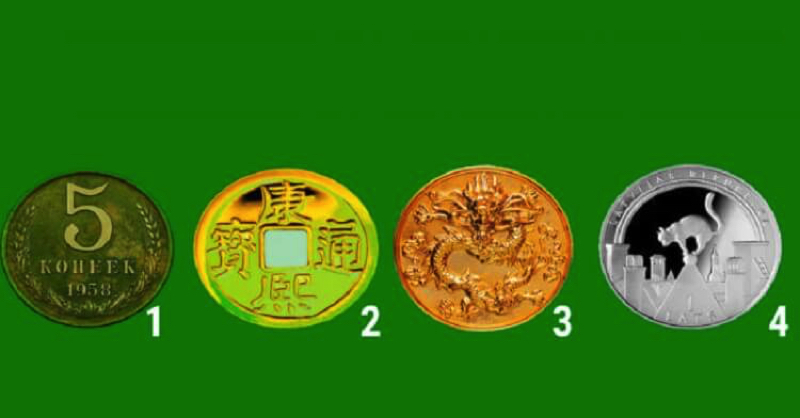 Тест на богатство: Выберите одну из самых красивых монет
