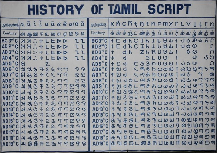 Тамильский язык и его особенности