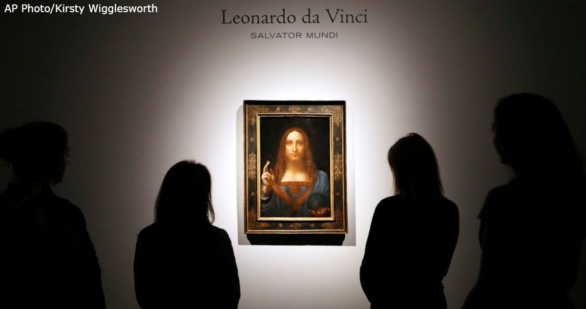 Кто то украл картину Леонардо да Винчи. Ее цена   0 000 000