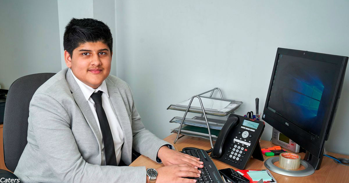 Этот 15 летний парень является самым молодым бухгалтером Британии, и уже имеет свой бизнес