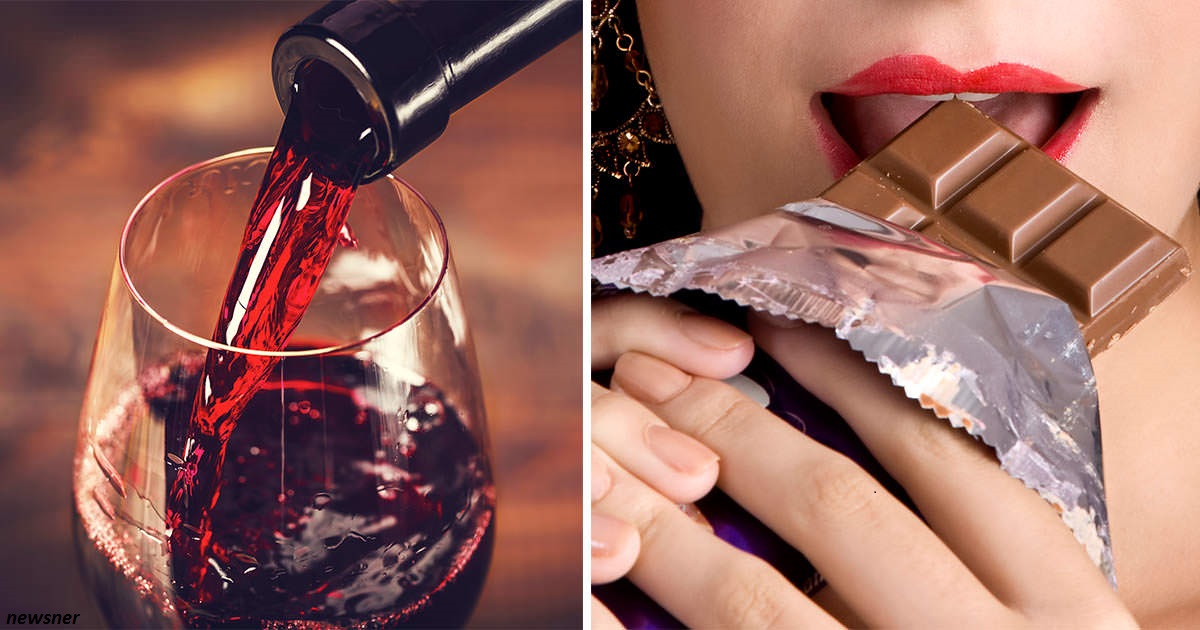 Ученые выяснили, что красное вино и шоколад могут предотвратить старение