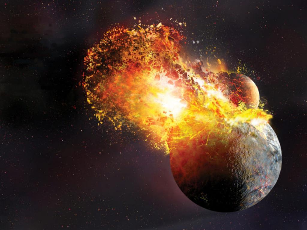 От столкновения Земли с планетоидом Тейей образовалась Луна, вода, а затем и жизнь на планете: новая теория