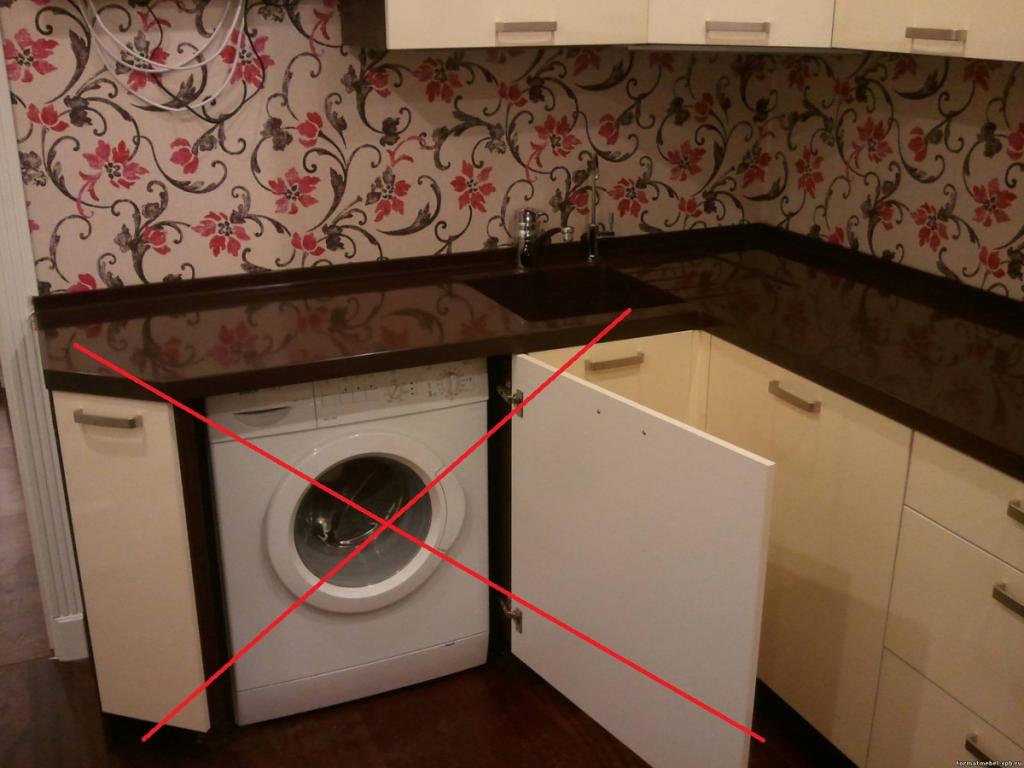 Куда немцы ставят стиральные машинки. Это не кухня