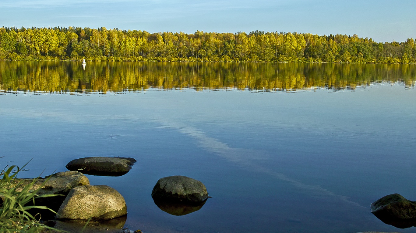 Река Волхов вытекает из озера Ильмень