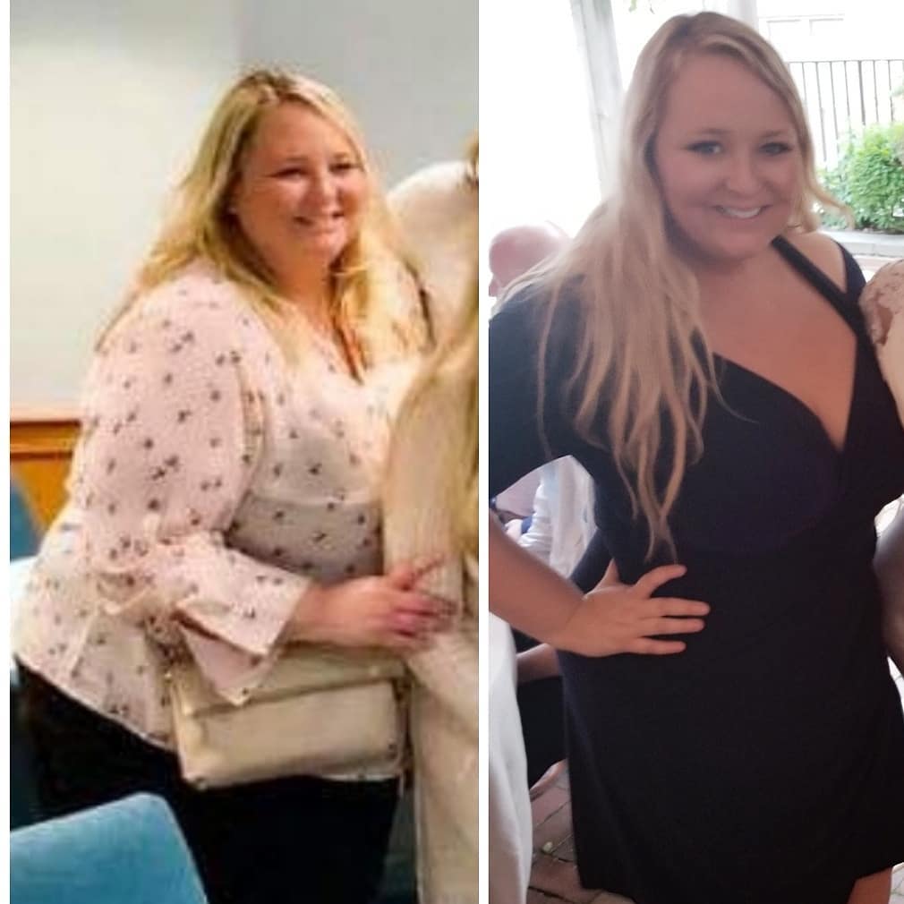 Удивительная визуальная разница: как это выглядит, когда разные женщины теряют почти 40 кг каждая