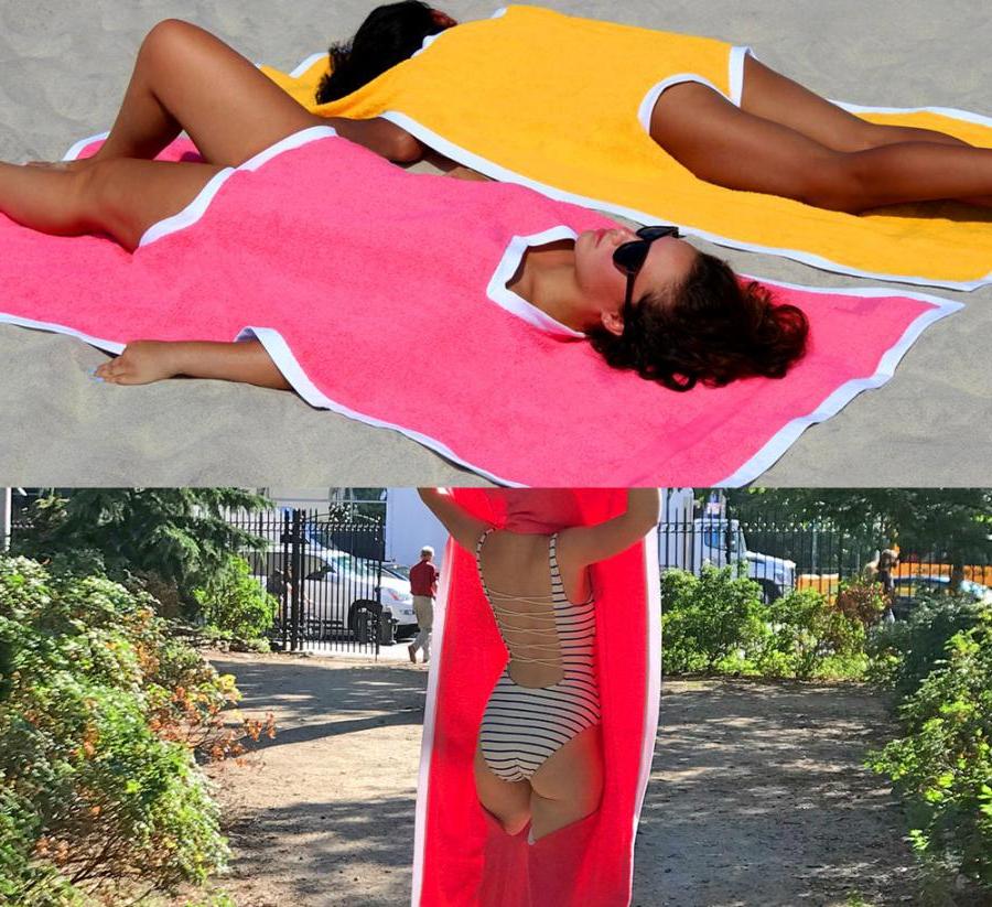 Наконец дизайнеры одежды придумали это: Towelkini - необычный пляжный тренд 2019 года