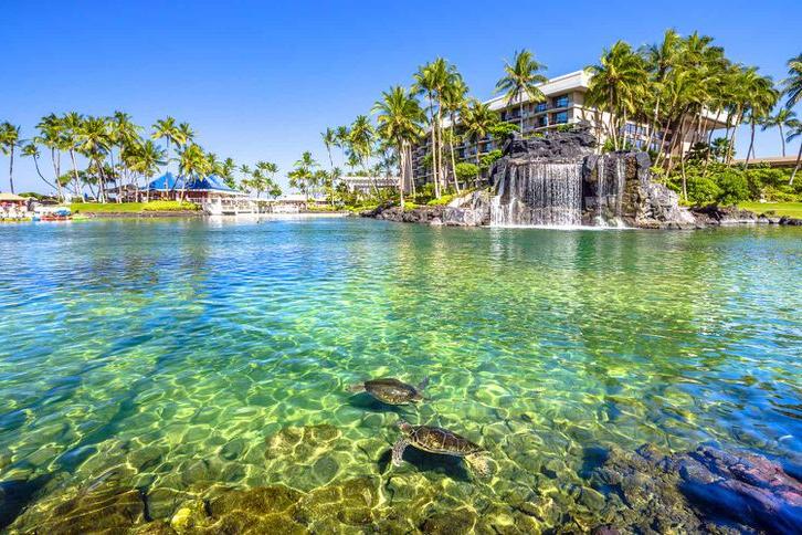 Большой остров Гавайев предлагает самые выгодные предложения отелей и курортов типа ВВ ( кровать и завтрак )