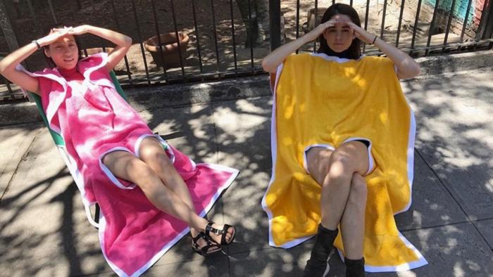 Наконец дизайнеры одежды придумали это: Towelkini - необычный пляжный тренд 2019 года