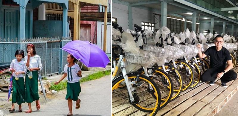 Мужчина дает вторую жизнь выброшенным велосипедам. Многие дети ему за это благодарны