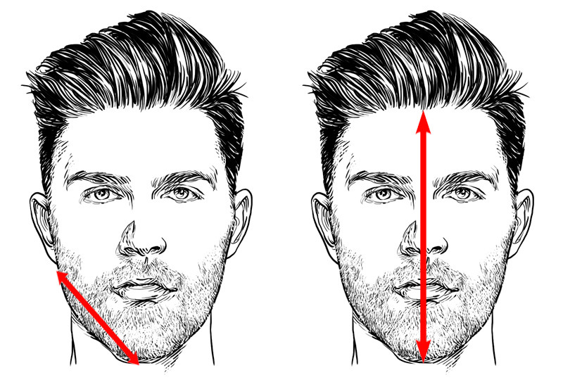 Как правильно подобрать мужскую стрижку по форме лица на компьютере