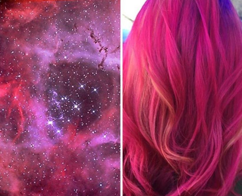 Космический стиль захватывает моду: модные галактические тенденции в окраске волос   ассоциации стилиста