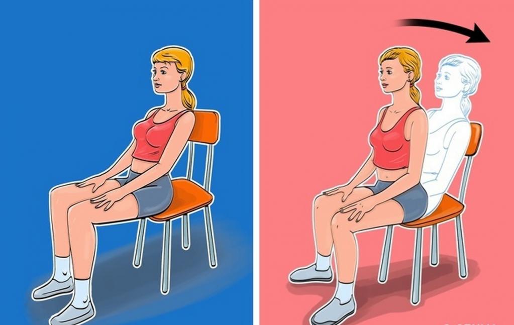 Осиная талия и плоский животик: упражнения, для которых не придется вставать со стула