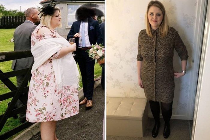 Тучная женщина увидела себя на свадебных фотографиях приятеля и приняла решение похудеть. Теперь она выглядит просто прекрасно