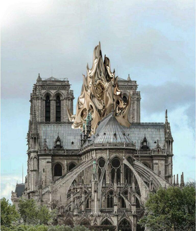 Бассейн и пасека: невероятные проекты реновации крыши собора Парижской Богоматери, предложенные архитекторами