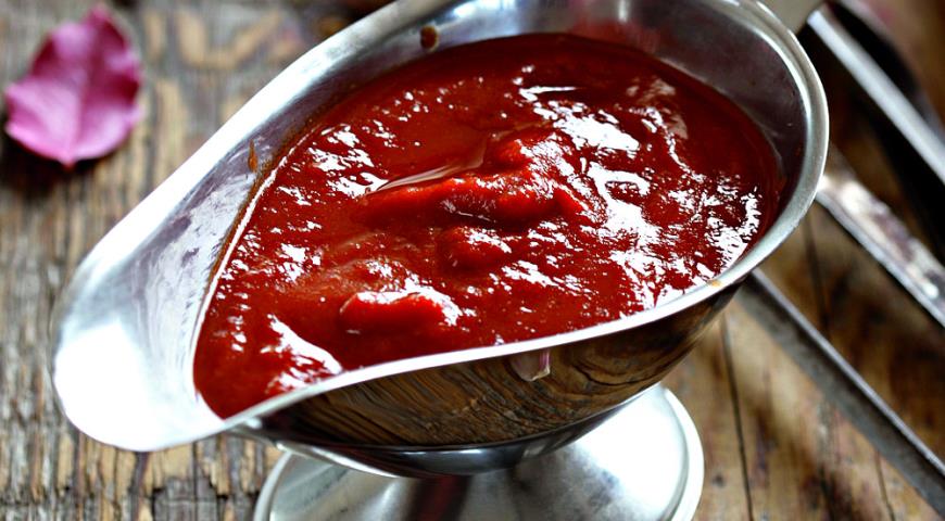 Очень вкусный домашний кетчуп со специями «К шашлыку»