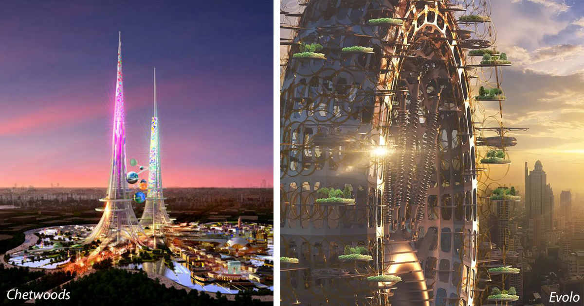13 самых странных небоскрёбов мира, которые задумало построить человечество