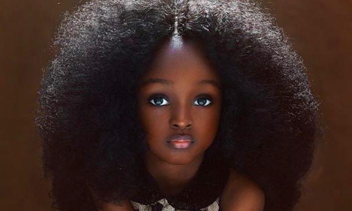 Шестилетняя девочка из Нигерии претендует на звание самой красивой в мире (фото)