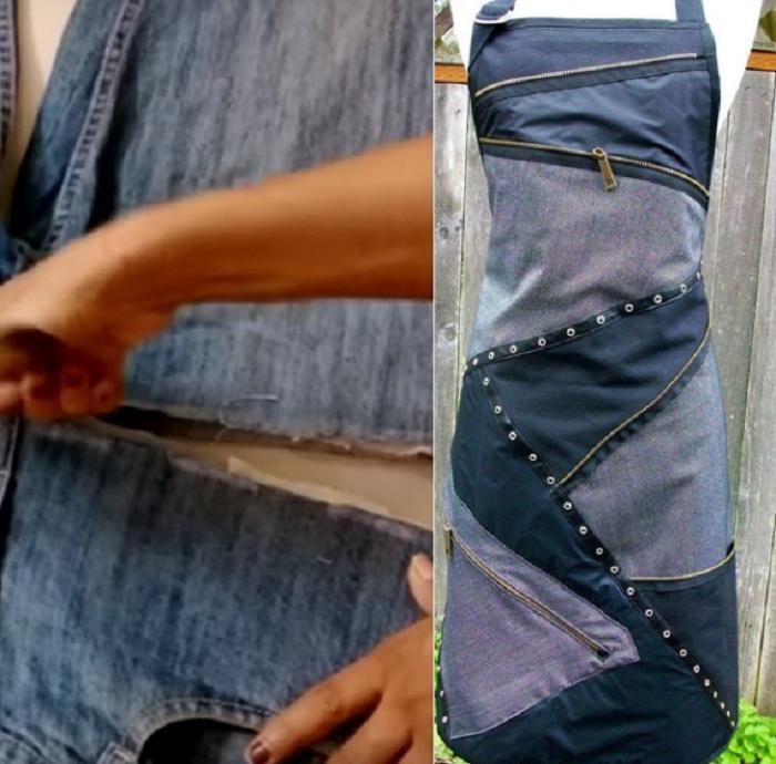 Всегда выбрасывала старые джинсы, пока не увидела, какие стильные вещи из них можно сшить