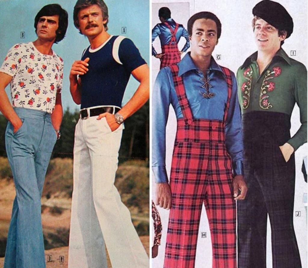 Мужская мода 70 х годов: какой же она была