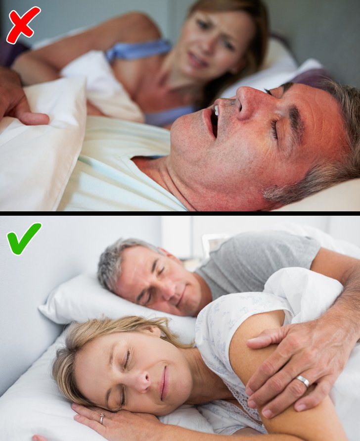 Бросить курить, спать на двух подушках: несколько простых хитростей помогут вам окончательно избавиться от храпа