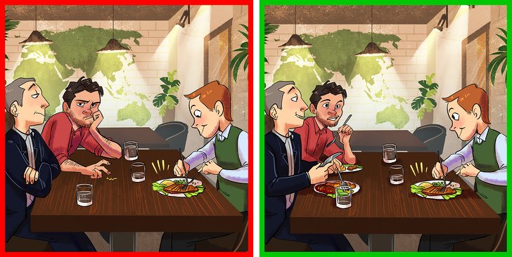 Правило вилки и ножа: 9 ошибок поведения в ресторане и кафе, которые нужно учитывать
