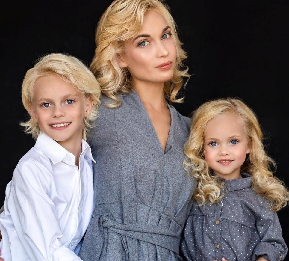 Россиянка   мама детей ангельской красоты: как выглядят Виолетта и Дима Антоновы