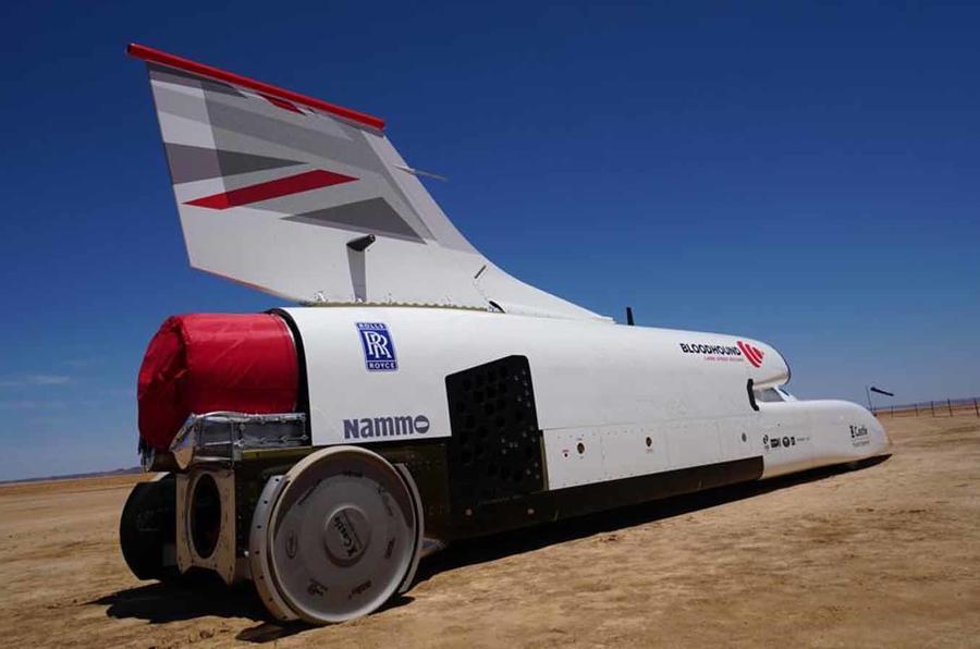 Энди Грин на Thrust SSC