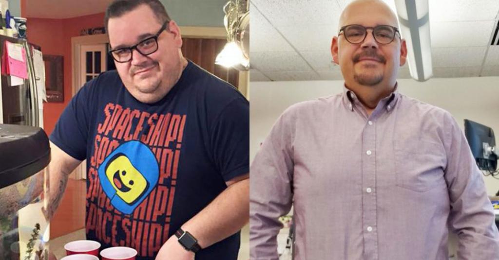 Очень полный мужчина и не пытался похудеть, но жена стала вдохновителем, и он сбросил 45 кг