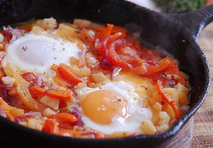 Отличный завтрак для любимого: рецепт яичницы по испански  Фламенко 