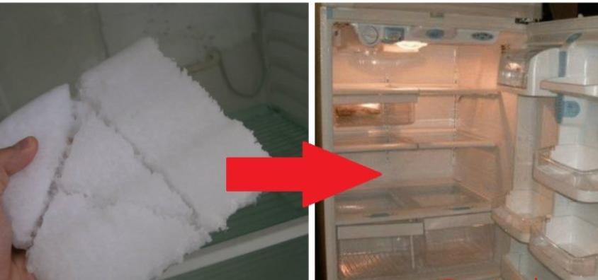 На задней стенке холодильника начал намерзать лед, и расход электроэнергии увеличился. Я решила эту проблему при помощи глицерина